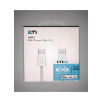 كيبل طرفين تايب سي بقوة 60 واط قماش ايون