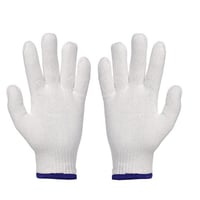 قفازات قطن يدوية لحماية قبضة اليد تباع الكمية بالد...
