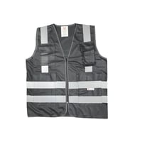 سترة أمان عالية الوضوح مع 4 جيوب بسحاب