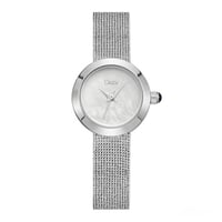 ساعة نسائية [ A04D-C ] بلونين ذهبي وفضي