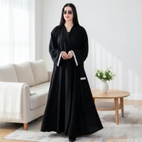 عباية كتان لف