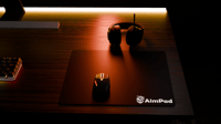Mousepad Glass - Black- 490x420 MM