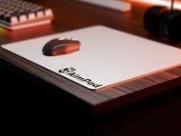 Mousepad Glass - White- 490x420 MM