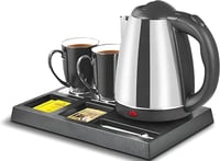 غلاية فندقية كهربائية فضي اسود 1.8 لتر