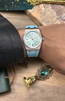 ساعة رجالية ديفوشي ملفته ربل سماوي