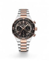 ساعة رجالية كرونوغراف لونين ميناء رمادي