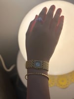 ماركه فلامور نسائي مستطيل موديل كارتير ذهبي ميناء...