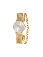 ساعه نسائيه لويس نايس الاسوارء ذهبي ميناء فضي