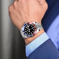 ساعه رجاليه ماركه كاتيرا تصميم رولكس GMT تعكس أناق...