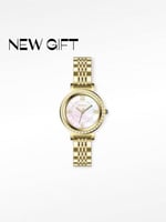 ماركه بروشا نسائي ذهبي فصوص