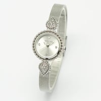 ساعه نسائيه موديل بوشرون فضي ميناء فضي