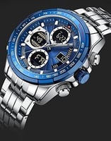 ساعه رجاليه ماركه نيفي فورس رجالي كرونو غراف