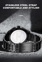 ساعه رجاليه ماركه نيفي فورس رجالي اسود ميناء اسود