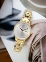 ماركه BROSHA نسائي ذهبي ميناء فضي