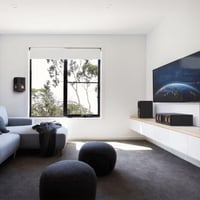 زوج سماعات صوت كليبش خلفية لون ايبوني RP-502S II