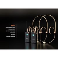 ميكروفون راسي لاسلكي ماركة اوديباكس بتقنية UHF و20...