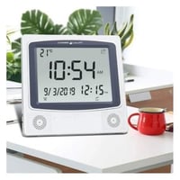 ساعات الحرمين جدارية ومكتبية رقمية بأذان كامل وتقن...