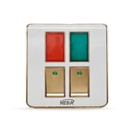 مفتاح طفاية احمر اخضر مزدوج مع إضاءة كهربائي عالي...