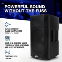 سماعات كبيرة متنقلة مقاس 15 بوصة قوة 700 وات مع بل...