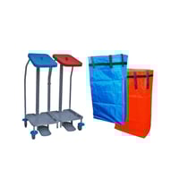 عربة دعم الحقائب 2×70 لتر موديل CARR00971 - تصميم...