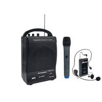 مكبر صوت لاسلكي ماركة NEDA 35 وات مع 2 ميكروفون لا...