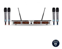 ميكروفون لاسلكي يدوي ماركة نداء أداء احترافي بثبات...