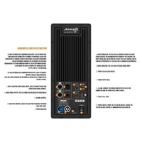 مضخم صوت صب ووفر ماركة اوديباكس نشط مقاس 18 بوصة ق...