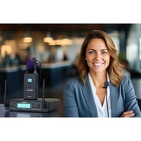 ميكروفون عنق لاسلكي ماركة Audibax Lavalier بنطاق ت...