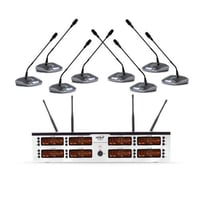 ميكروفون لاسلكي مكتبي احترافي ماركة نداء بنظام 8 م...