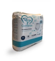 لباس كبار السن Confianza مقاوم للسوائل أبيض مقاس X...