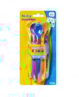 ملاعق فطام للأطفال مقبض طويل مريح لتعليم الأكل من...