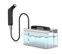 شطاف كهربائي محمول خرطوم 1.2م حافظة 2.3ل بطارية قا...