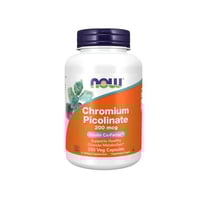مكمل غذائي من NOW بيكولينات الكروم 200 ميكروجرام،...