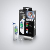 جهاز قياس حرارة الأذن من Braun مع الوضع الليلي مود...