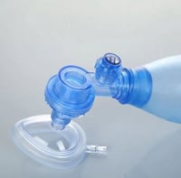 كيس إنعاش PVC Ambu قطعة واحدة للاستخدام الطبي بالم...