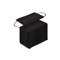 كمامات طبية بي كير 3 طبقات سوداء عبوة 50 حماية من...