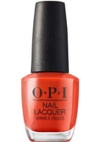 طلاء أظافر من O.P.I بلون برتقالي لامع مجموعة لشبون...