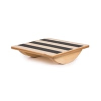 لوح التوازن الخشبي للتأهيل واللياقة بسطح مضاد للان...