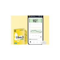 جهاز قياس السكر فرى ستايل ليبرى 3 بلس مجس حساس، لق...