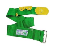 حزام للحج والعمرة بي كير قماش 100% أخضر بمشبك مستط...