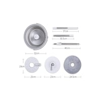 مجموعة ممسحة تنظيف ارضيات دوارة وسهلة التنظيف والع...