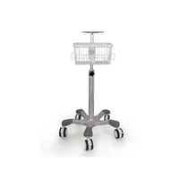 تروللي حامل جهاز مراقبة طبي بقاعدة بعجلات وقابل لل...