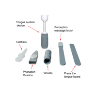 أدوات تدريب النطق واللسان QUANHE بلاستيك مع أزرار...