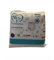 لباس كبار السن Confianza مقاوم للسوائل أبيض مقاس X...