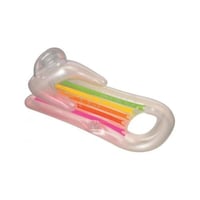 مرتبة هوائية قابلة للنفخ Intex 160×85 سم شفافة ملو...