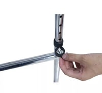 مشاية كبار طبية JL9102L للوقوف 4 عجلات مقعد مبطن ق...