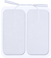 إلكترود لاصق لجهاز التنبيه الكهربائي مستطيل أبيض ب...