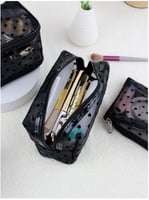 حقيبة مكياج سفر من بي كير شفافة طقم 3 قطع عملية