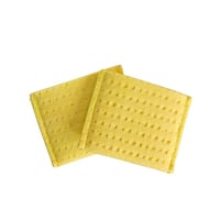 غطاء إسفنجي للإلكترودات مستطيل أصفر | مادة إسفنجية...