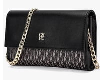 شنطة كروس/ كتف صغيرة للنساء مع سلسلة معدنية ذهبية...